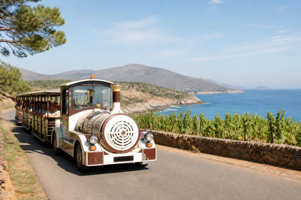 Le petit train des templiers à Banyuls-sur-Mer : itinéraire, paysages et découverte des vignobles